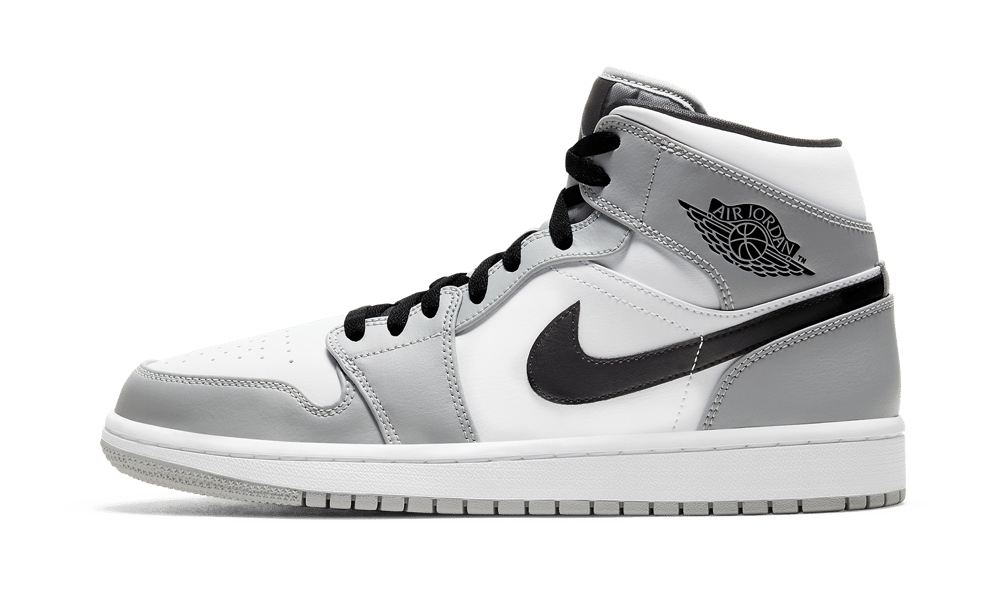 Jordan 1 Mid Light Smoke