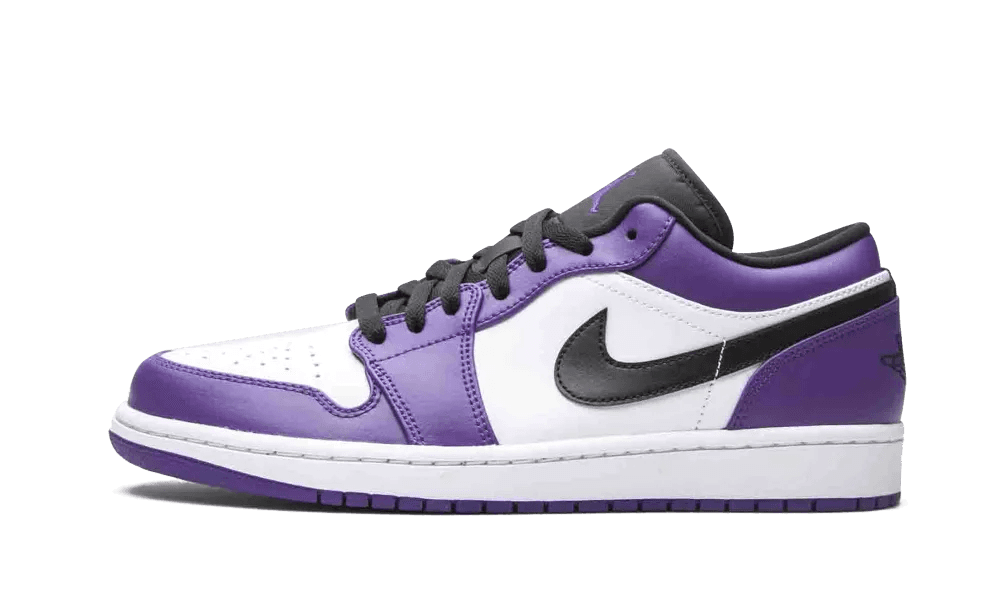 Jordan 1 Low Court Purple White