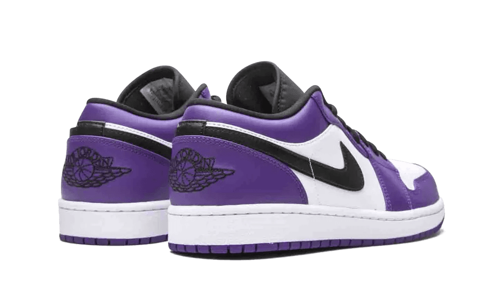 Jordan 1 Low Court Purple White