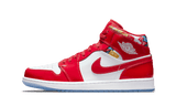 Jordan 1 Mid Barcelona Sweater Red Patent