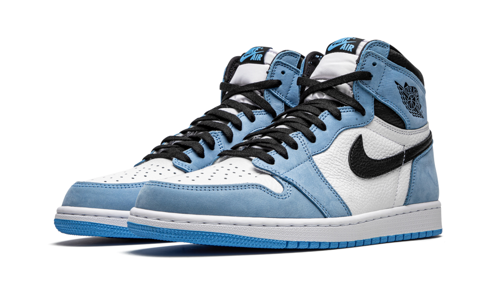 Jordan 1 Retro High White University Blue Black (UNC) - Shoeinc.de