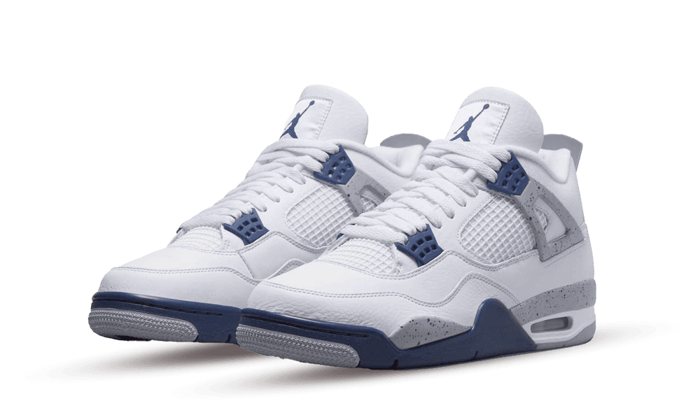 Jordan 4 Retro White Midnight Navy