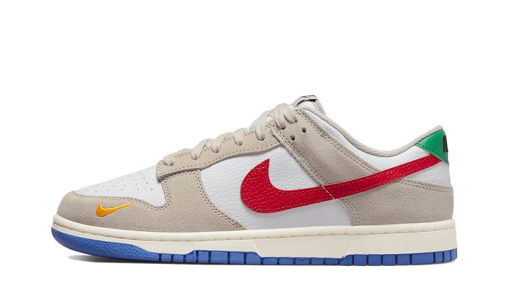 Nike Dunk Low Light Iron Ore Red Blue