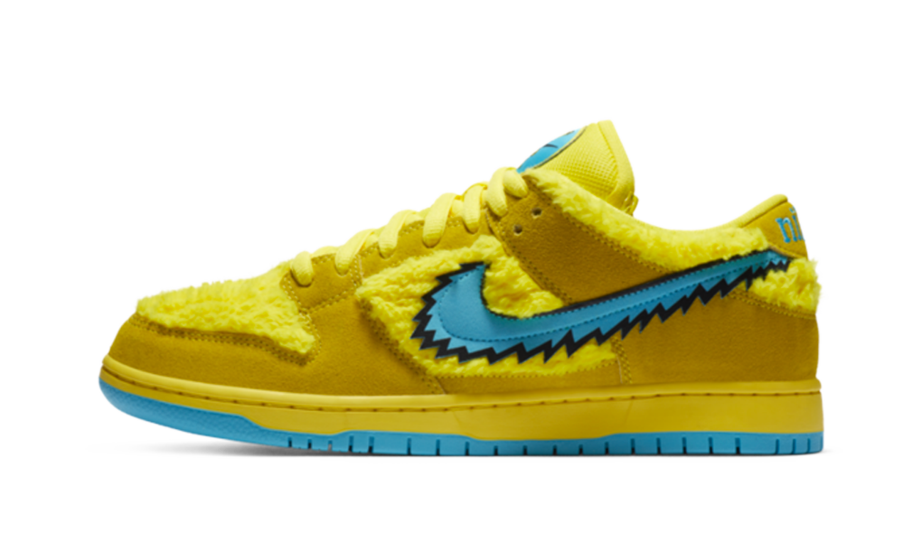 Nike SB Dunk Low Grateful Dead Bears Opti Yellow - Shoeinc.de